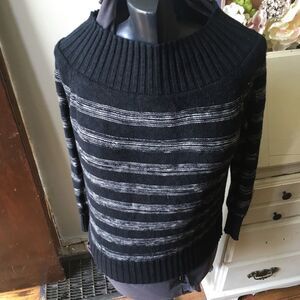 Billabong striped Goblincore cropped sweater